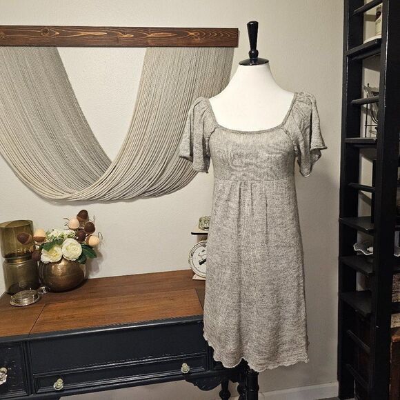 Moth Dresses & Skirts - Anthro-Moth Wool Blend Cap Sleeve Dress Sz S